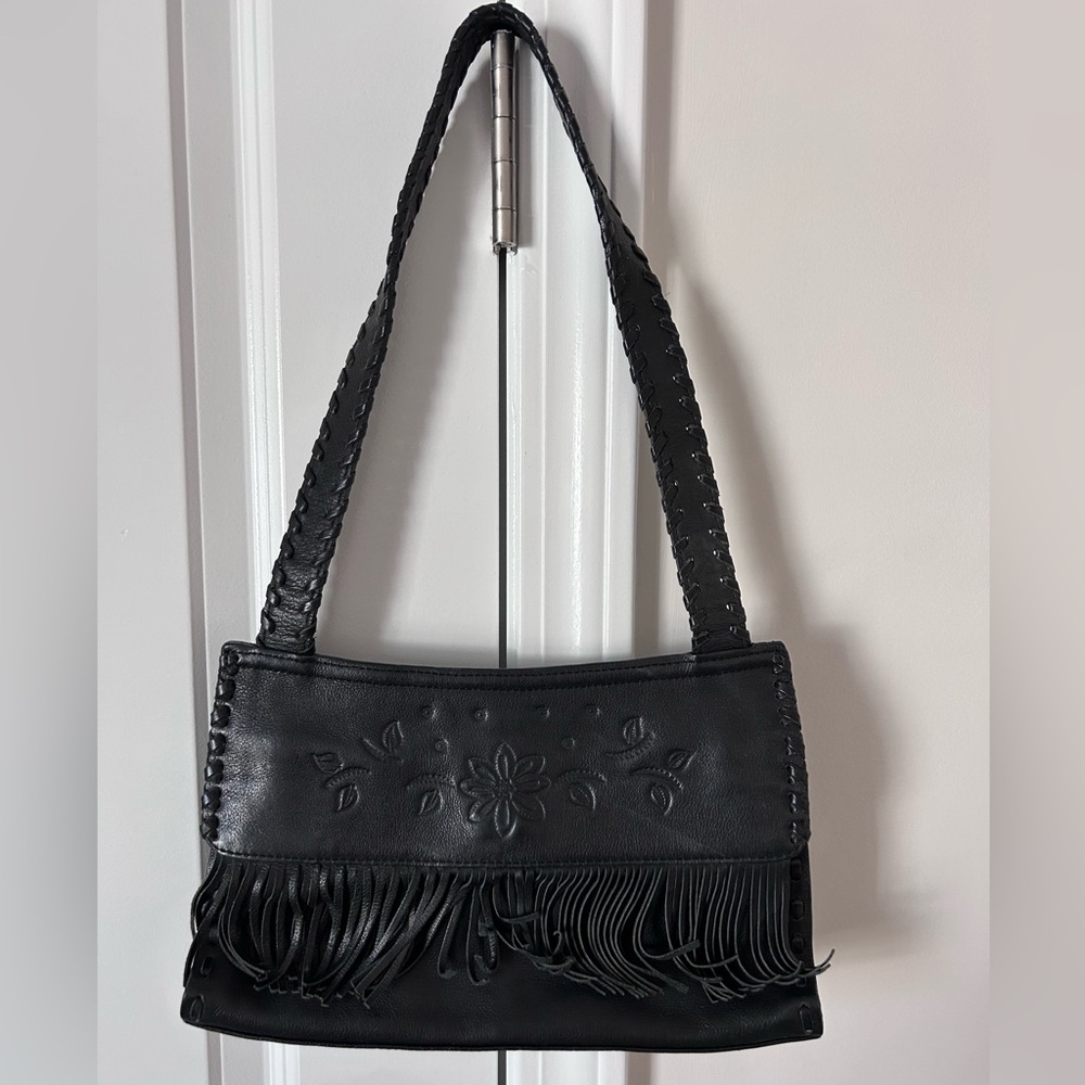 Vintage Fossil leather shoulder bag